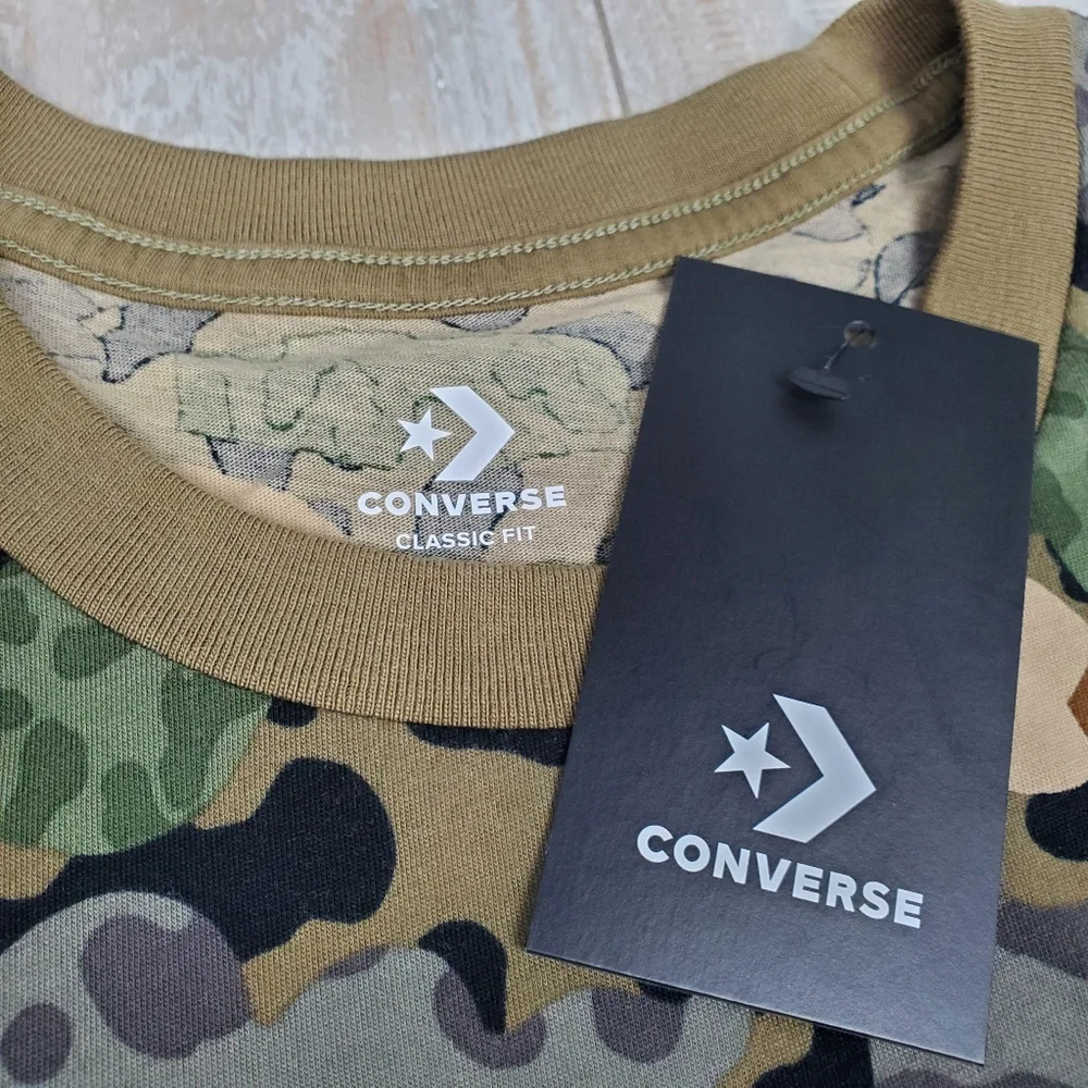 Converse Camo Floral Womens Tee